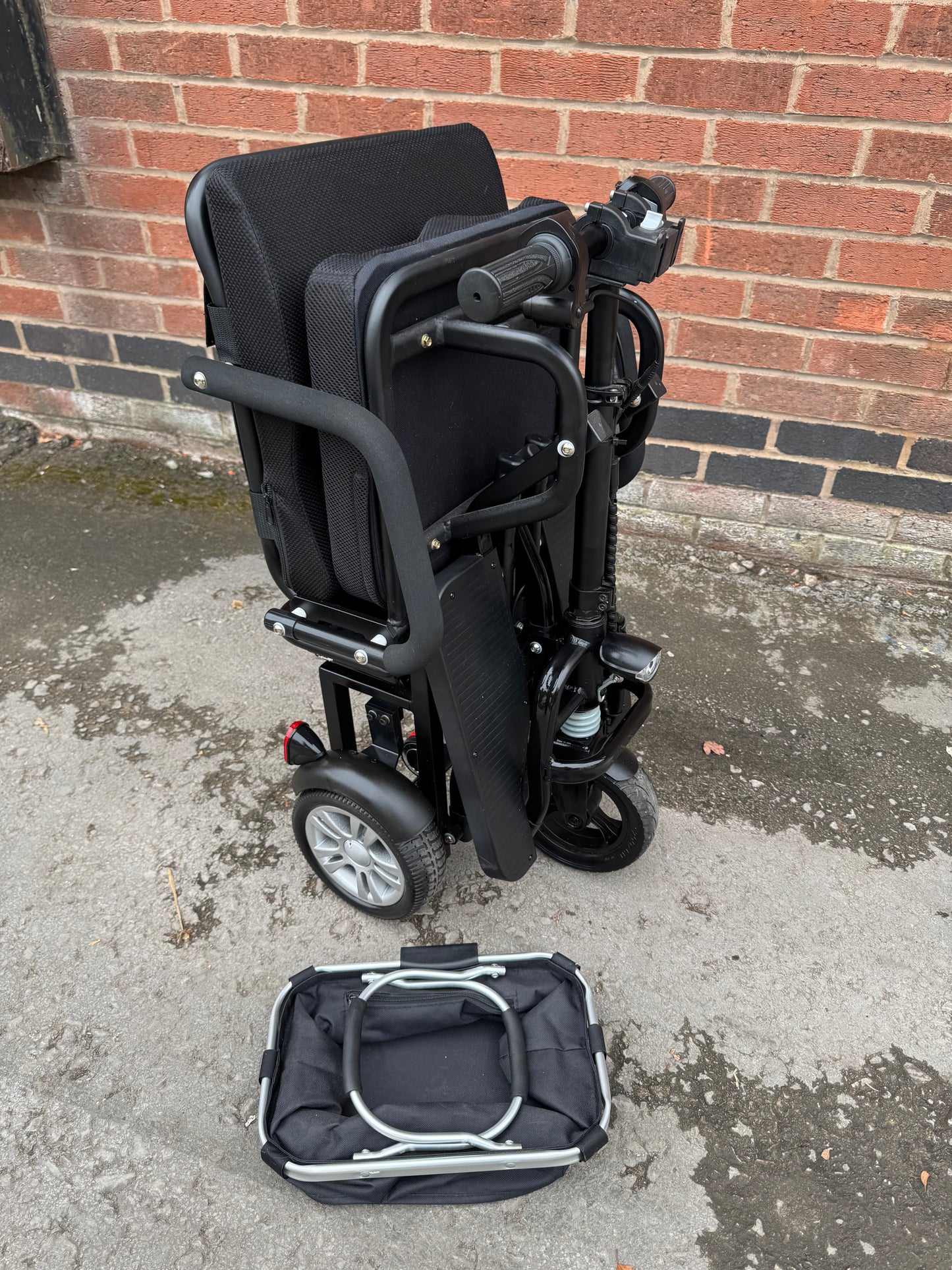 WISGING C09B Electric 3-Wheel Mobility Scooter Lightweight Portable Travel Scooter Ex Showroom