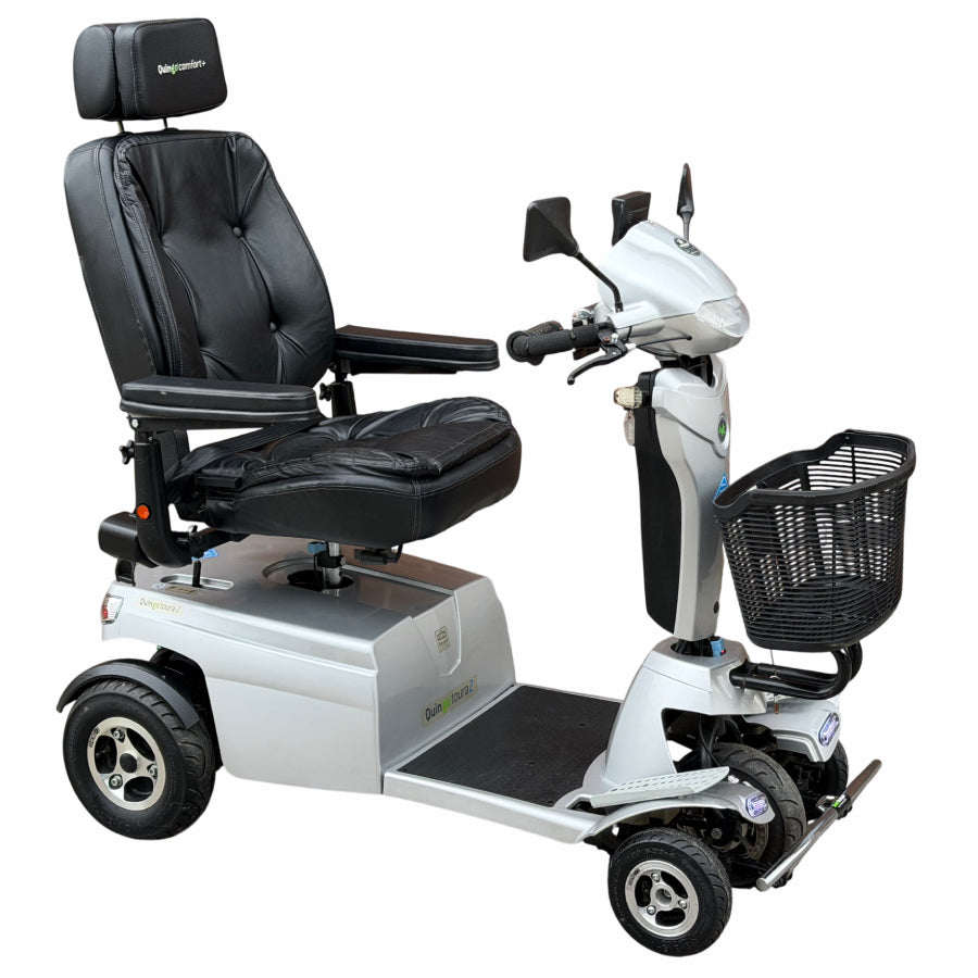 Quingo Toura 2 8mph Mobility Scooter Long Range Electric Mobility Scooter 35 Stone Capacity