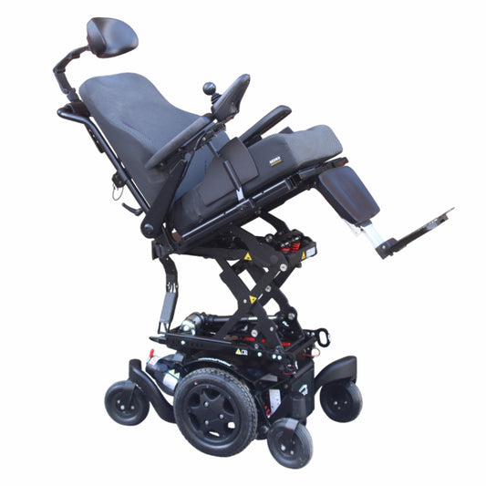 QUICKIE Q300M MINI USED SECOND HAND ELECTRIC RISE TILT MOBILITY POWERCHAIR WHEELCHAIR
