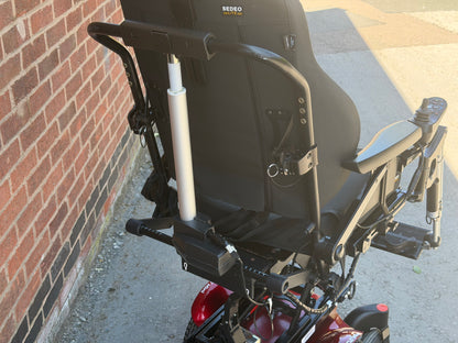 Quickie Q300M Mini Sedeo Pro Rising Tilt Electric Wheelchair Powerchair Electric Recline Legs