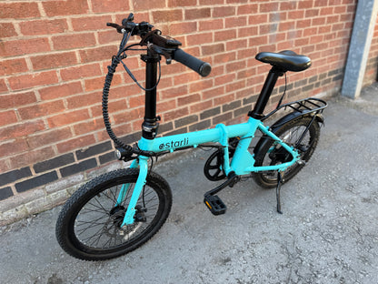 Estarli E20 Electric Folding Bike Transportable Lightweight Bicycle 6 Miles!