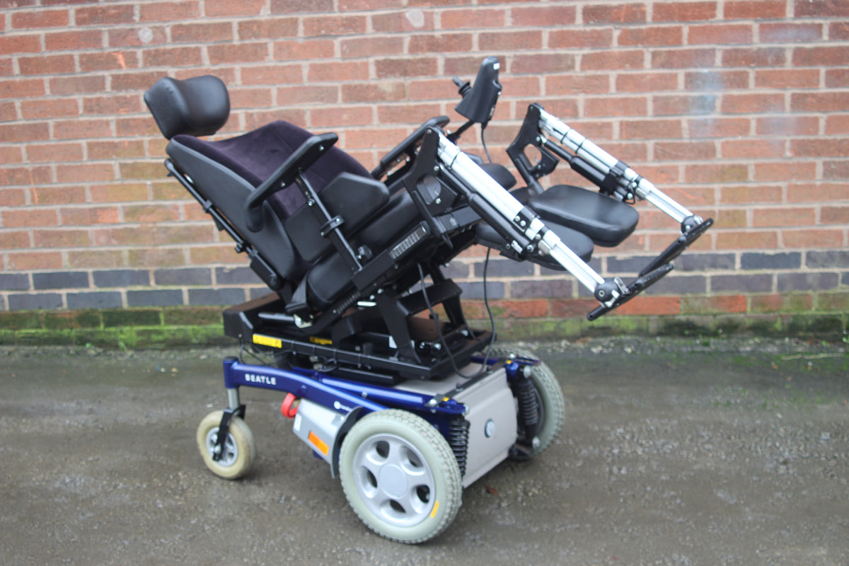 Handicare Beatle MND Electric Wheelchair Riser Recline Powered Leg Rests