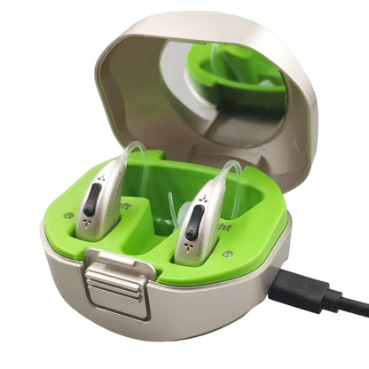 Rechargeable Bluetooth Behind The Ear (BTE) Hearing Aids Digital With App Control