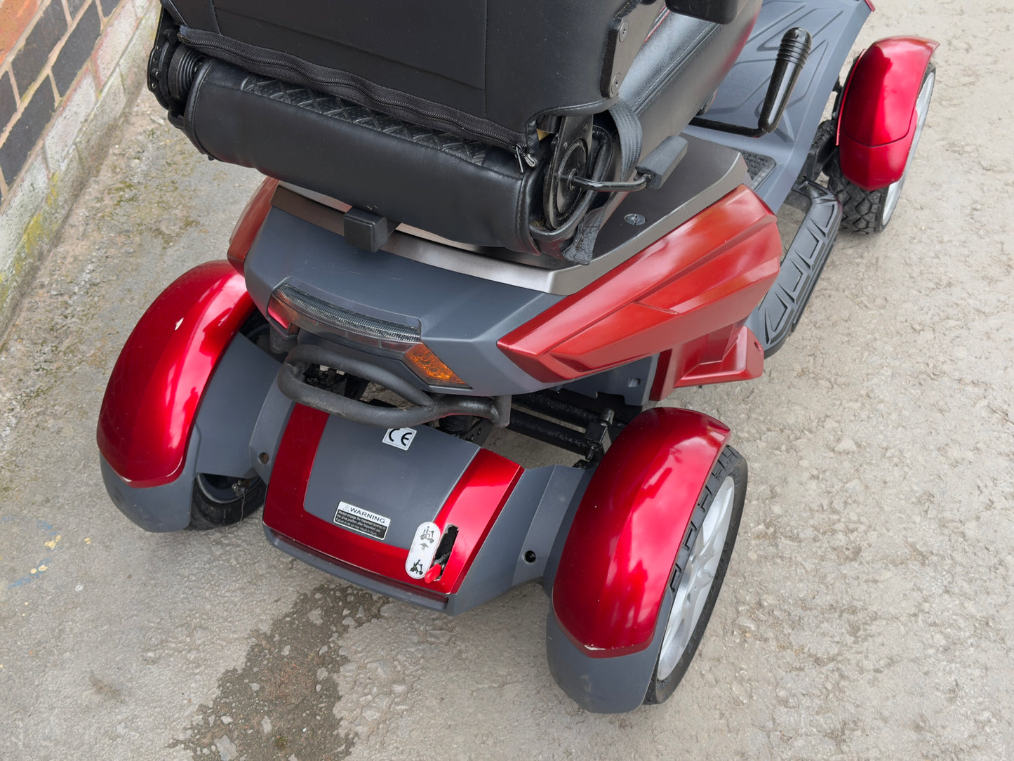 TGA Vita Midi 8Mph Mobility Scooter Red Road Legal Suspension