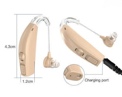 Rechargeable (BTE) Hearing Aids Behind The Ear Hearing Digital