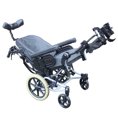 Invacare Rea Azalea Electric Attendant Controlled TGA Powerpack Tilt In Space Wheelchair Used Second Hand Wheelchair