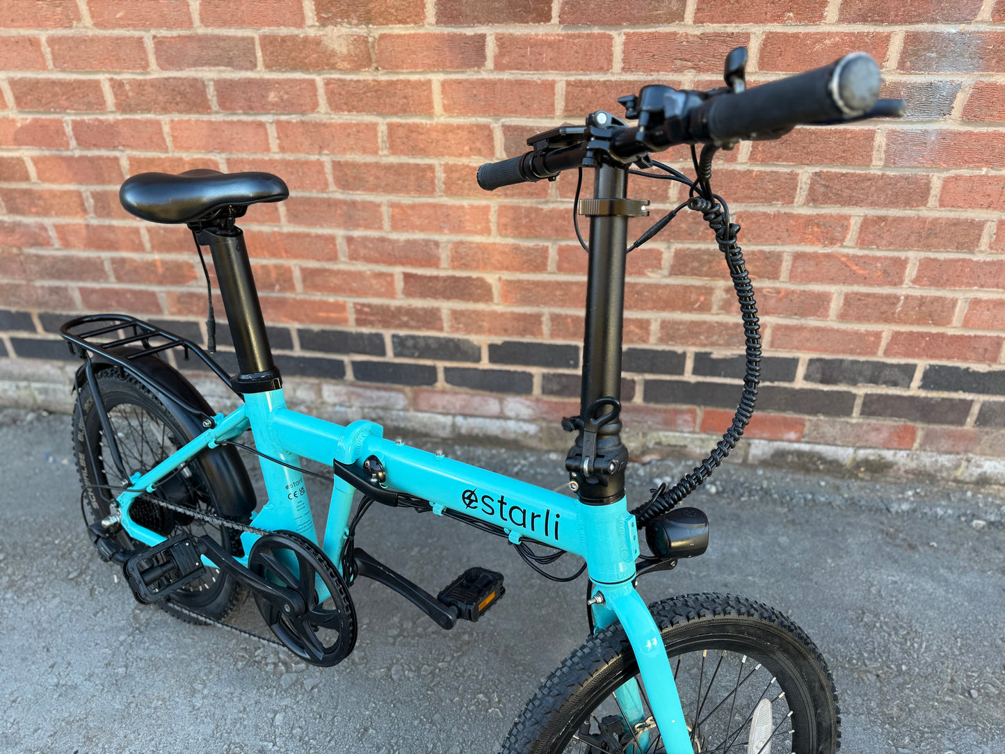 Estarli E20 Electric Folding Bike Transportable Lightweight Bicycle 6 Miles!