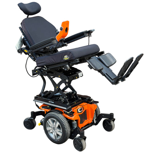 Pride Quantum Edge 2.0 I-Level Riser Recline Tilt Footplate Electric Wheelchair Powerchair