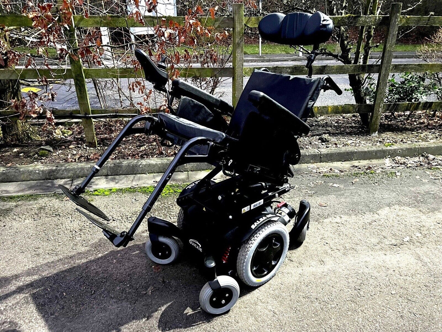 QUICKIE SALSA M2 MINI 4MPH USED SECOND HAND ELECTRIC MOBILITY WHEELCHAIR POWERCHAIR SCOOTER