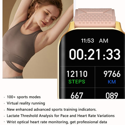 Smartwatch Curved Screen ECG Heart Rate Fitness Tracker