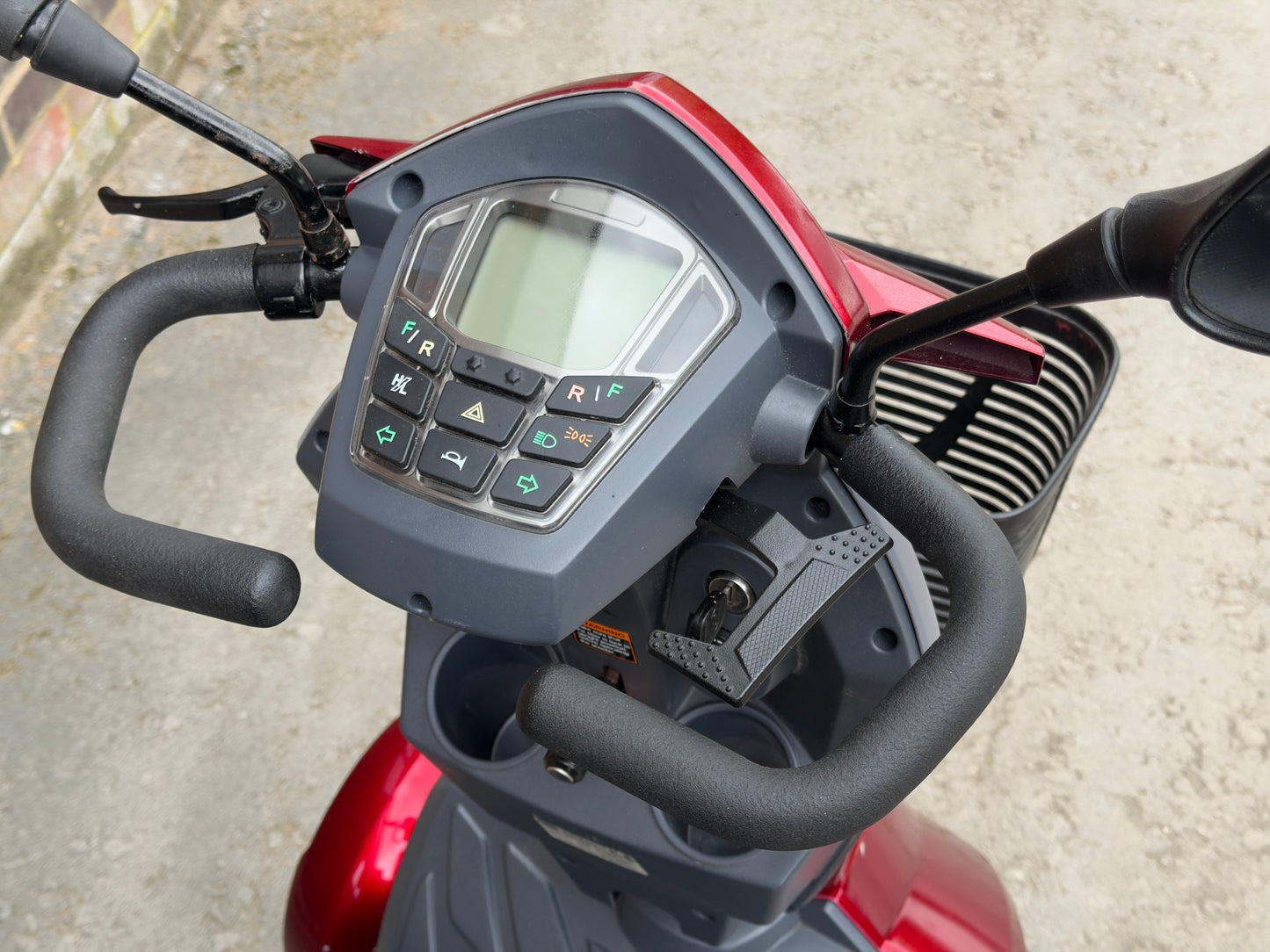 TGA Vita Midi 8Mph Mobility Scooter Red Road Legal Suspension