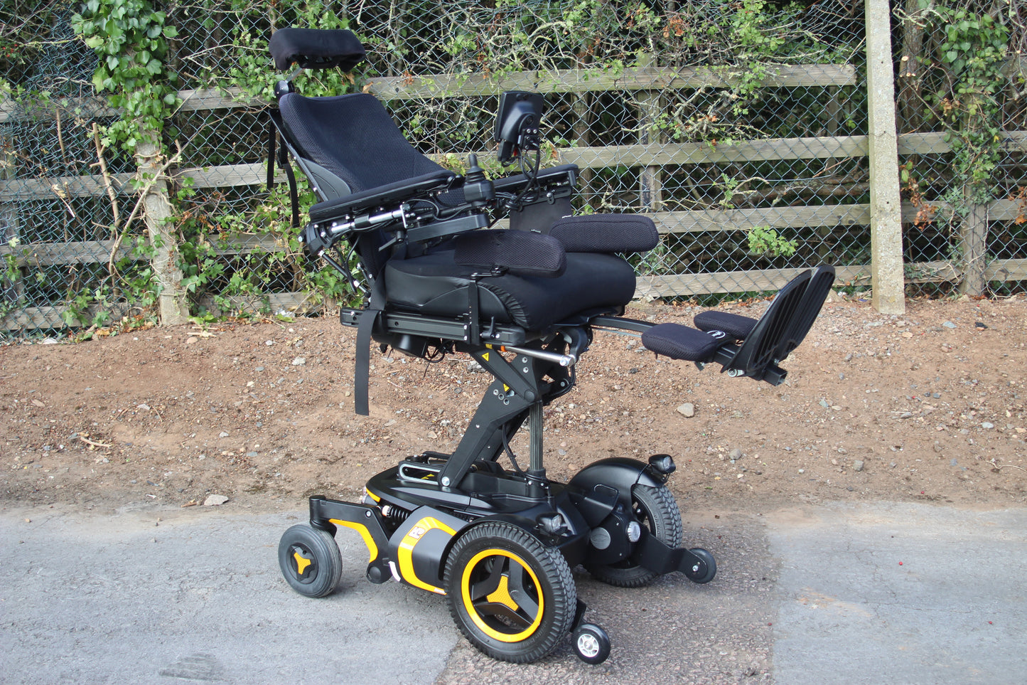 Permobil F5 Rising Lie Down Tilt Electric Wheelchair R-NET Mouse MND Powerchair Used Pre-Owned