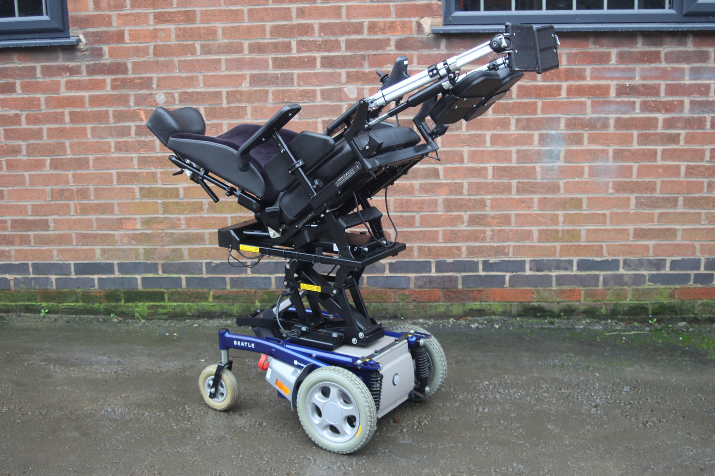 Handicare Beatle Electric Wheelchair with Rise Tilt & Recline Electric Leg Rests Refurbished