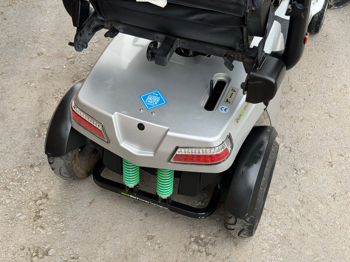 Quingo Toura 2 8mph Mobility Scooter Long Range Electric Mobility Scooter 35 Stone Capacity