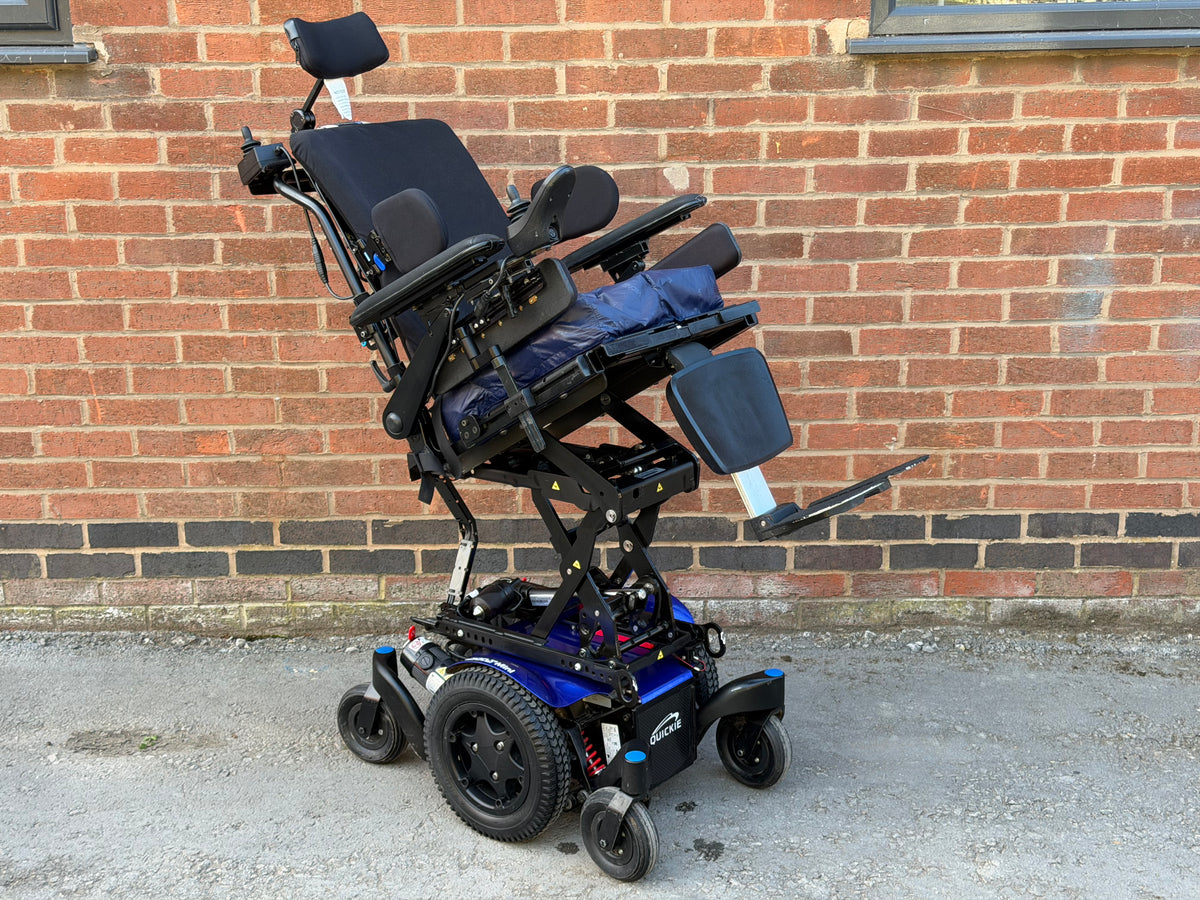 Quickie Q300M Mini Vivair Rising Tilt Electric Wheelchair Powerchair Attendant Control