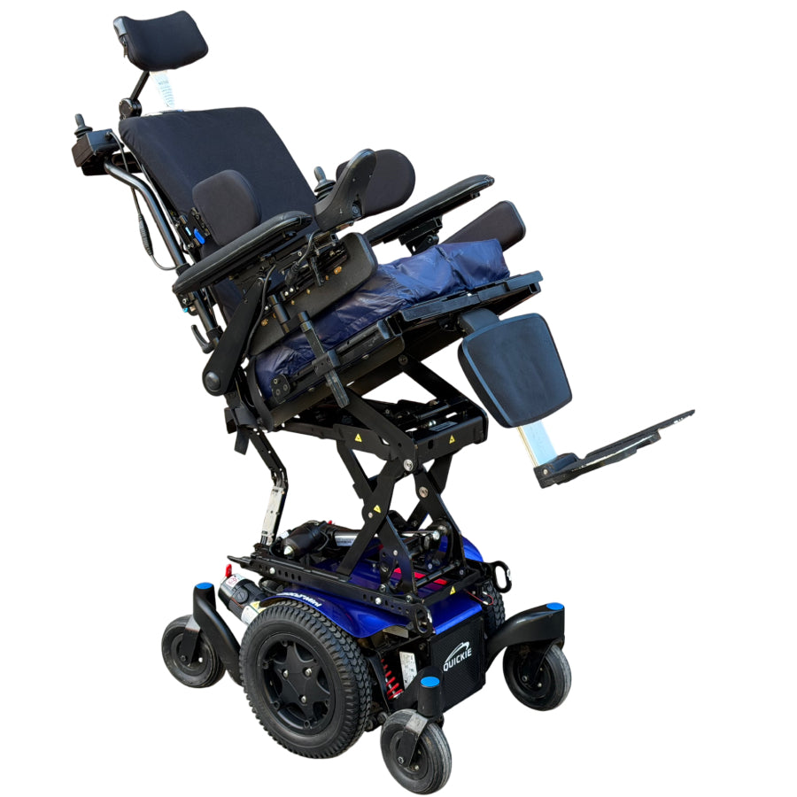 Quickie Q300M Mini Vivair Rising Tilt Electric Wheelchair Powerchair Attendant Control