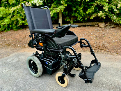 INVACAERE FOX USED SECOND HAND ELECTRIC WHEELCHAIR POWERCHAIR TRANSPORTABLE PORTABLE TRAVEL