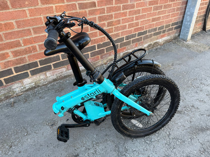 Estarli E20 Electric Folding Bike Transportable Lightweight Bicycle 6 Miles!