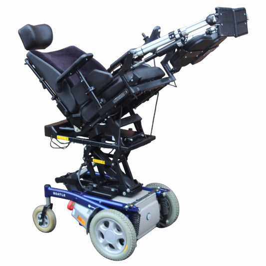 Handicare Beatle Electric Wheelchair with Rise Tilt & Recline Electric Leg Rests Refurbished