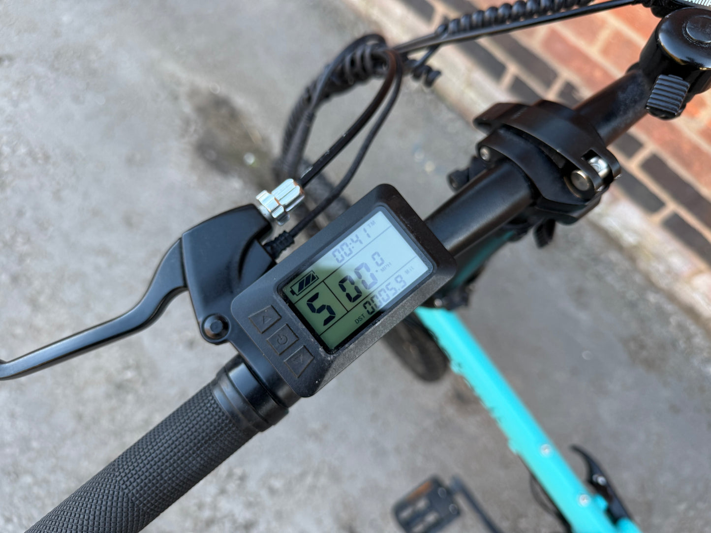 Estarli E20 Electric Folding Bike Transportable Lightweight Bicycle 6 Miles!