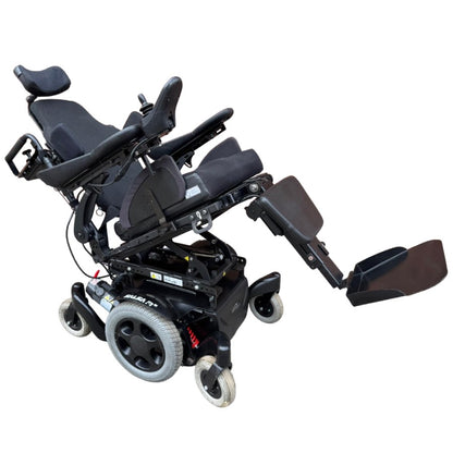 Quickie Salsa M2 6MPH Attendant Control Electric Legs Tilt Recline MND Electric Wheelchair Powerchair Refurbished Pre-Owned