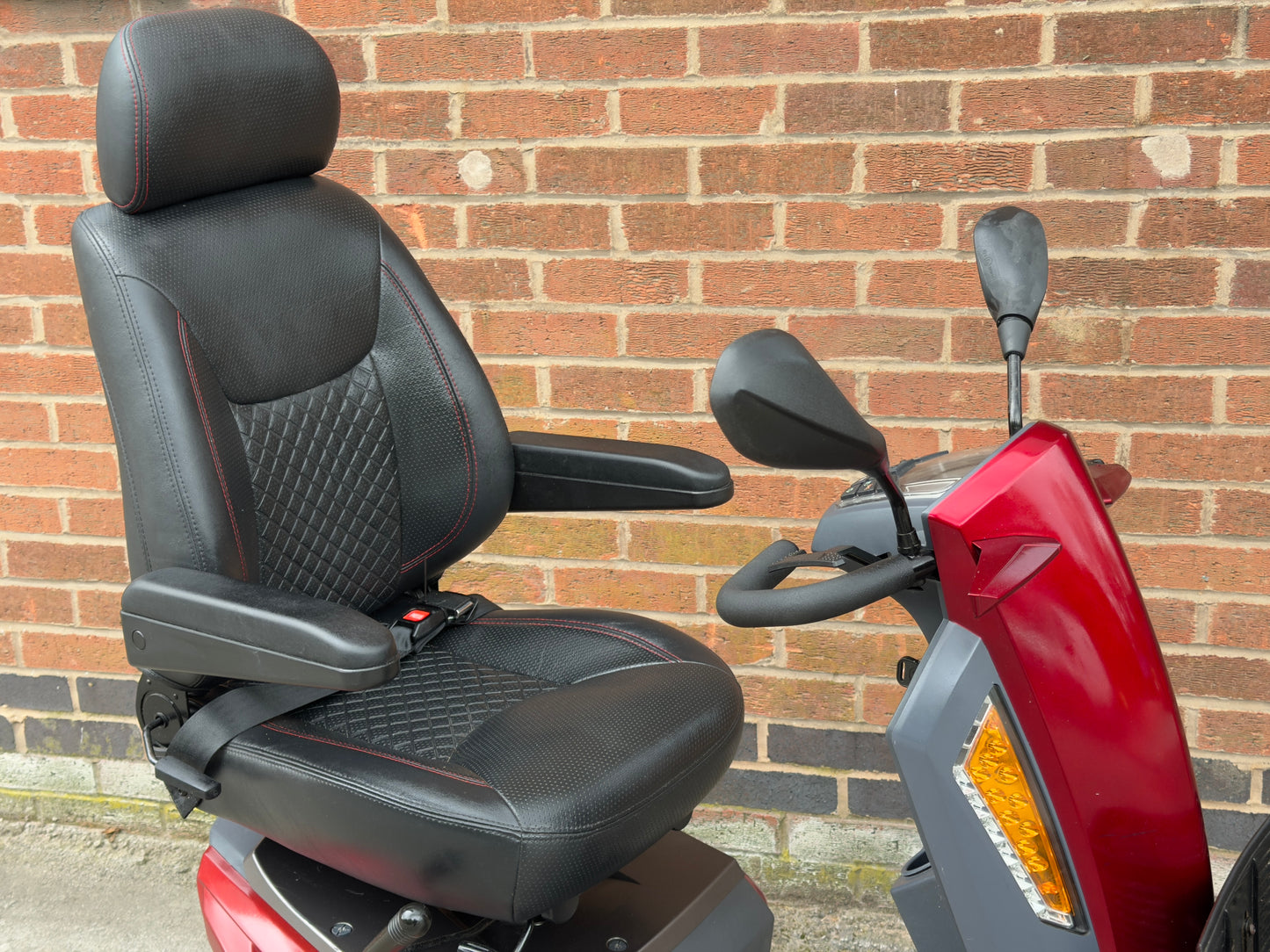 TGA Vita Midi 8Mph Mobility Scooter Red Road Legal Suspension