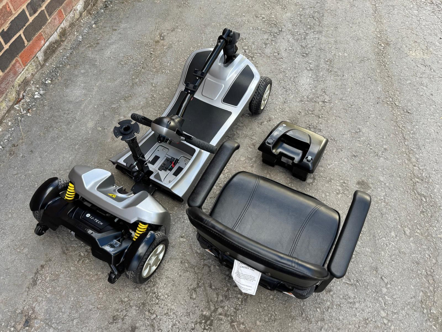 2024 LiTech Lightweight Air Portable Mobility Scooter Buggy Car Boot