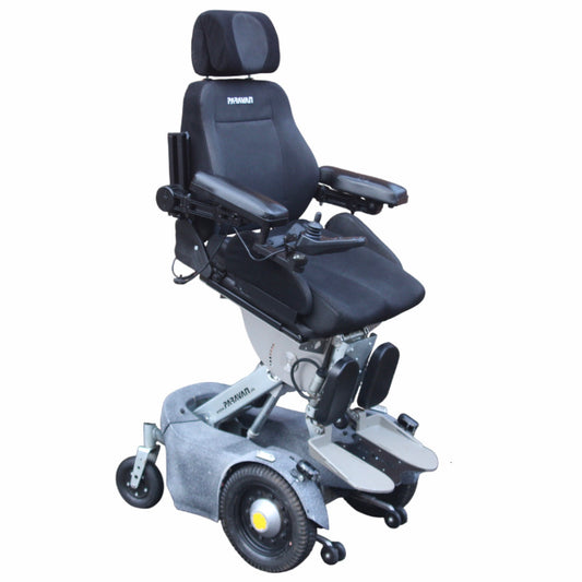 Paravan PR30 Electric Mobility Wheelchair Anterior Tilt Decline Forward Tilt