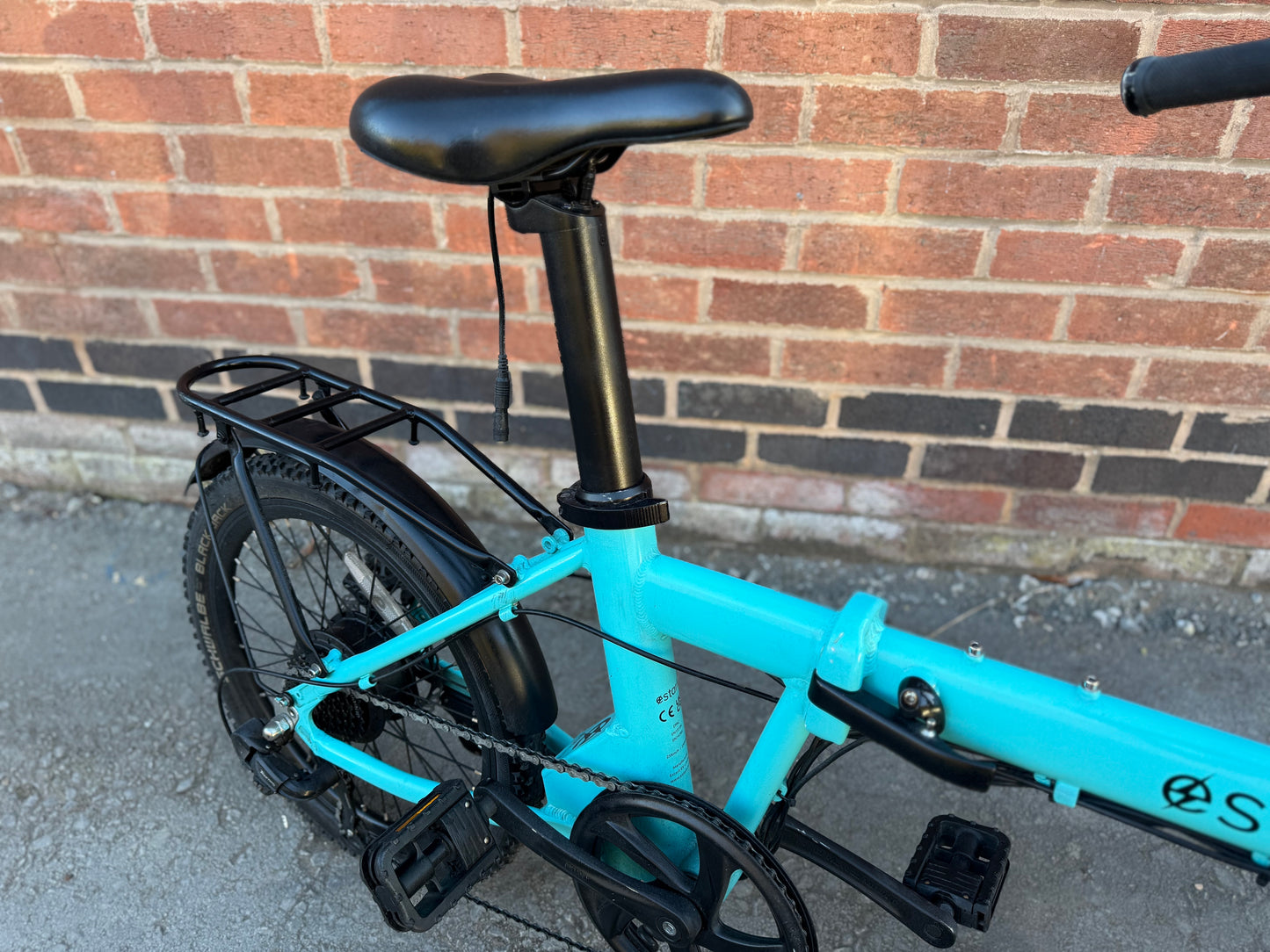 Estarli E20 Electric Folding Bike Transportable Lightweight Bicycle 6 Miles!