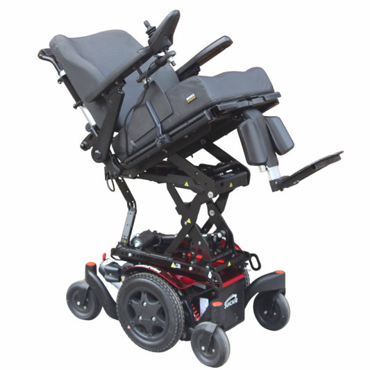 QUICKIE Q300M MINI USED SECOND HAND ELECTRIC RISE TILT MOBILITY POWERCHAIR WHEELCHAIR