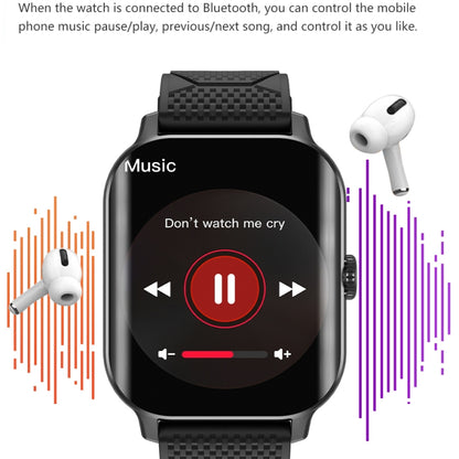 Smartwatch Curved Screen ECG Heart Rate Fitness Tracker