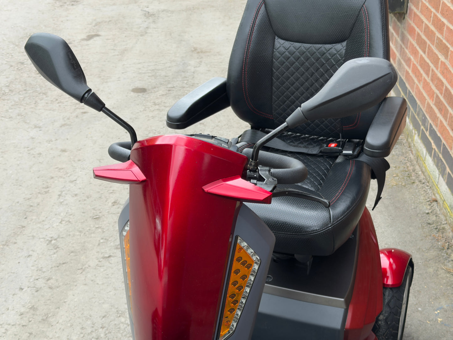 TGA Vita Midi 8Mph Mobility Scooter Red Road Legal Suspension