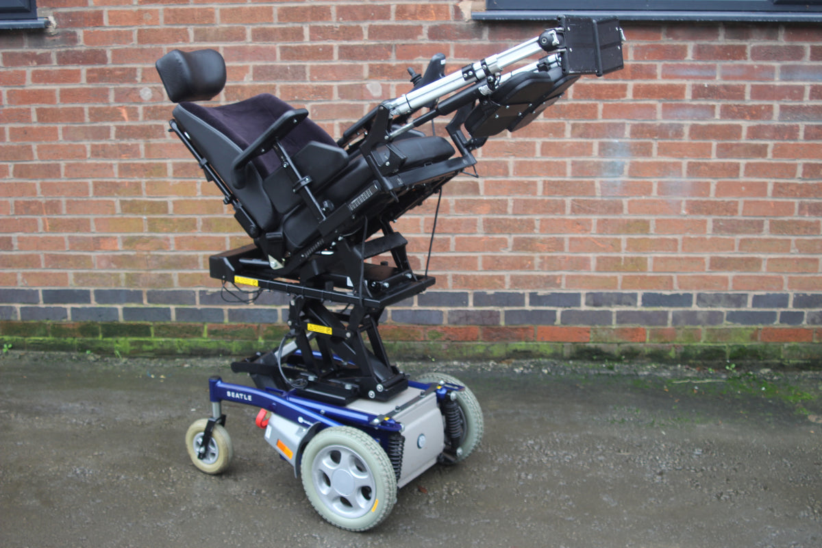 Handicare Beatle MND Electric Wheelchair Riser Recline Powered Leg Rests