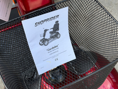 2025 Shoprider Cordoba Electric Mobility Scooter Heavy Duty 35 Stone User NEW WITH TAGS
