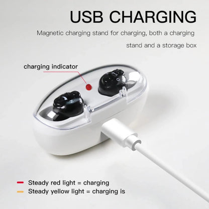 Invisible Rechargeable ITC ITE Hearing Aids Hidden Hearing Aids