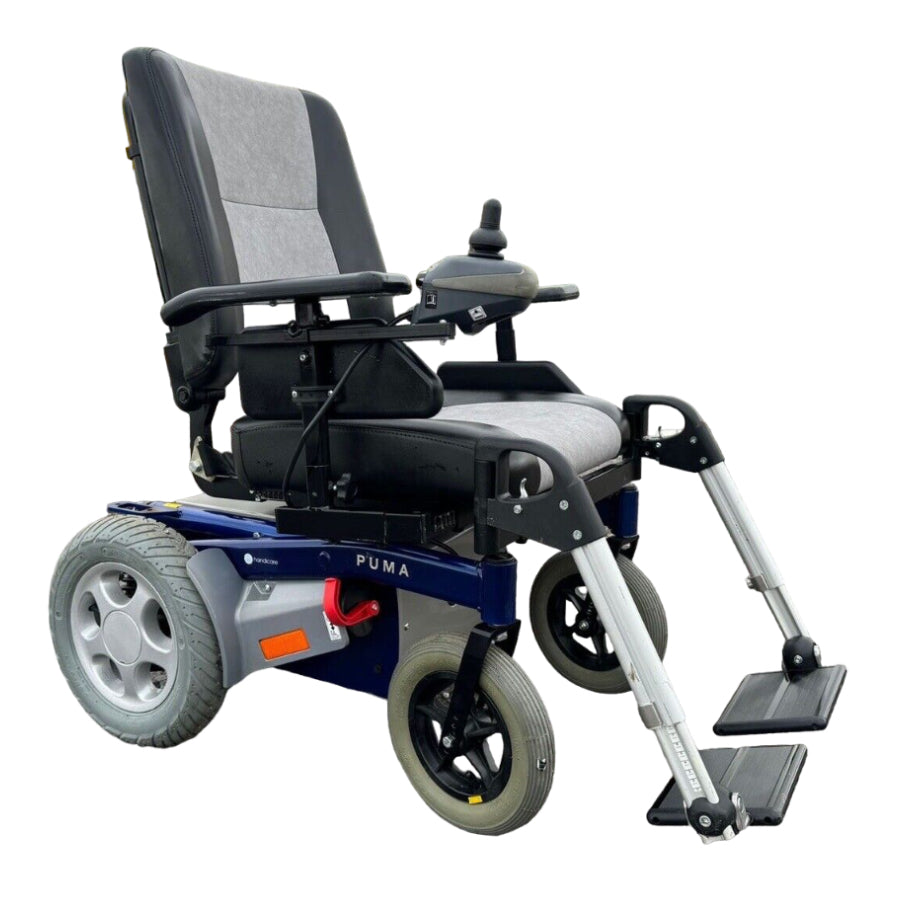 HANDICARE PUMA 4MPH RWD USED SECOND HAND ELECTRIC WHEELCHAIR POWERCHAIR