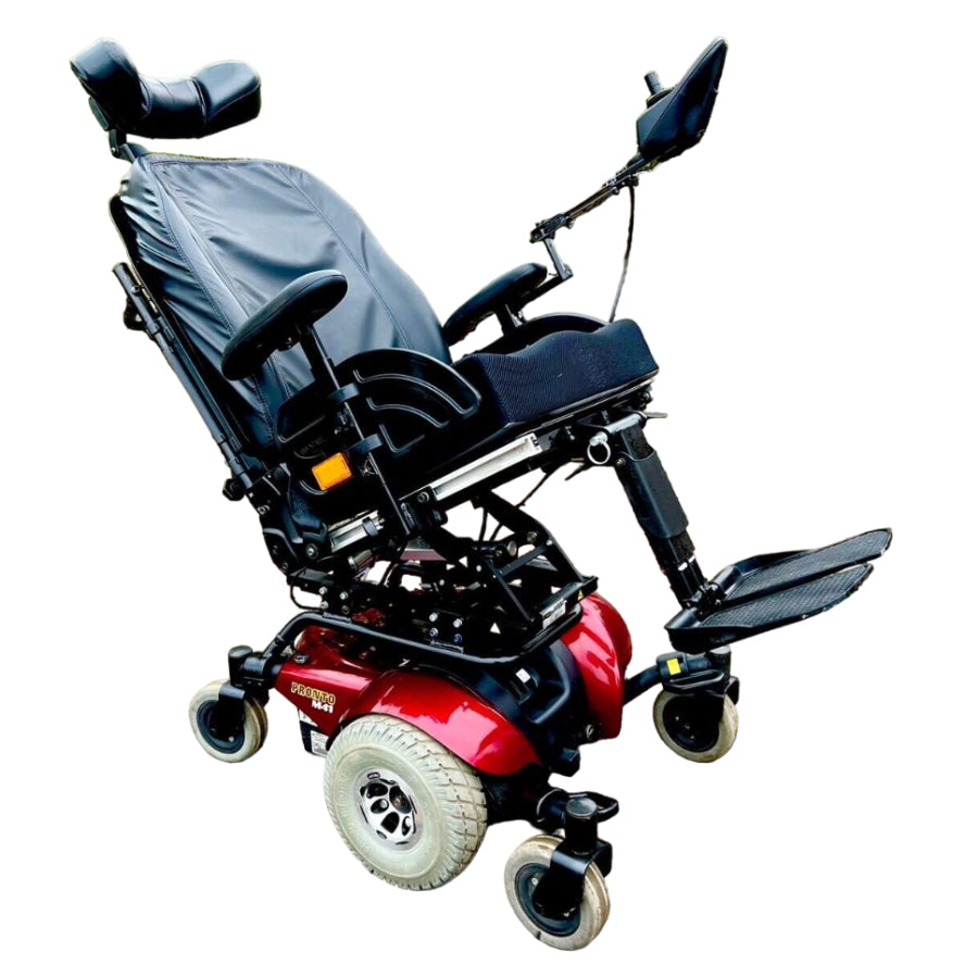 INVACARE PRONTO M41 USED SECOND HAND ELECTRIC WHEELCHAIR POWERCHAIR TILT AND RECLINE POWERCHAIR