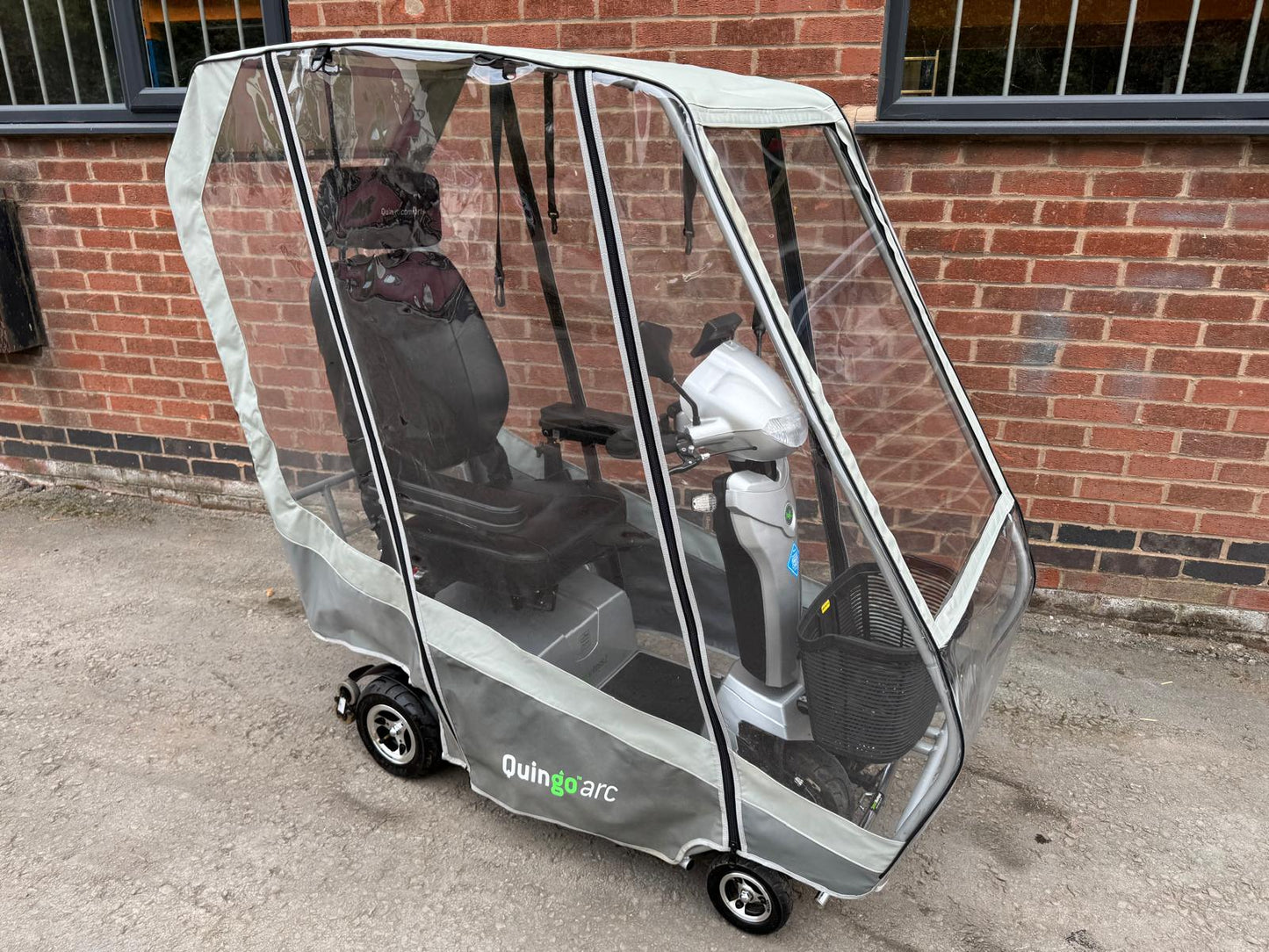 Quingo Vitess 2 Mobility Scooter Buggy 8MPH (2023) Inc Canopy Reversing Camera Good Condition