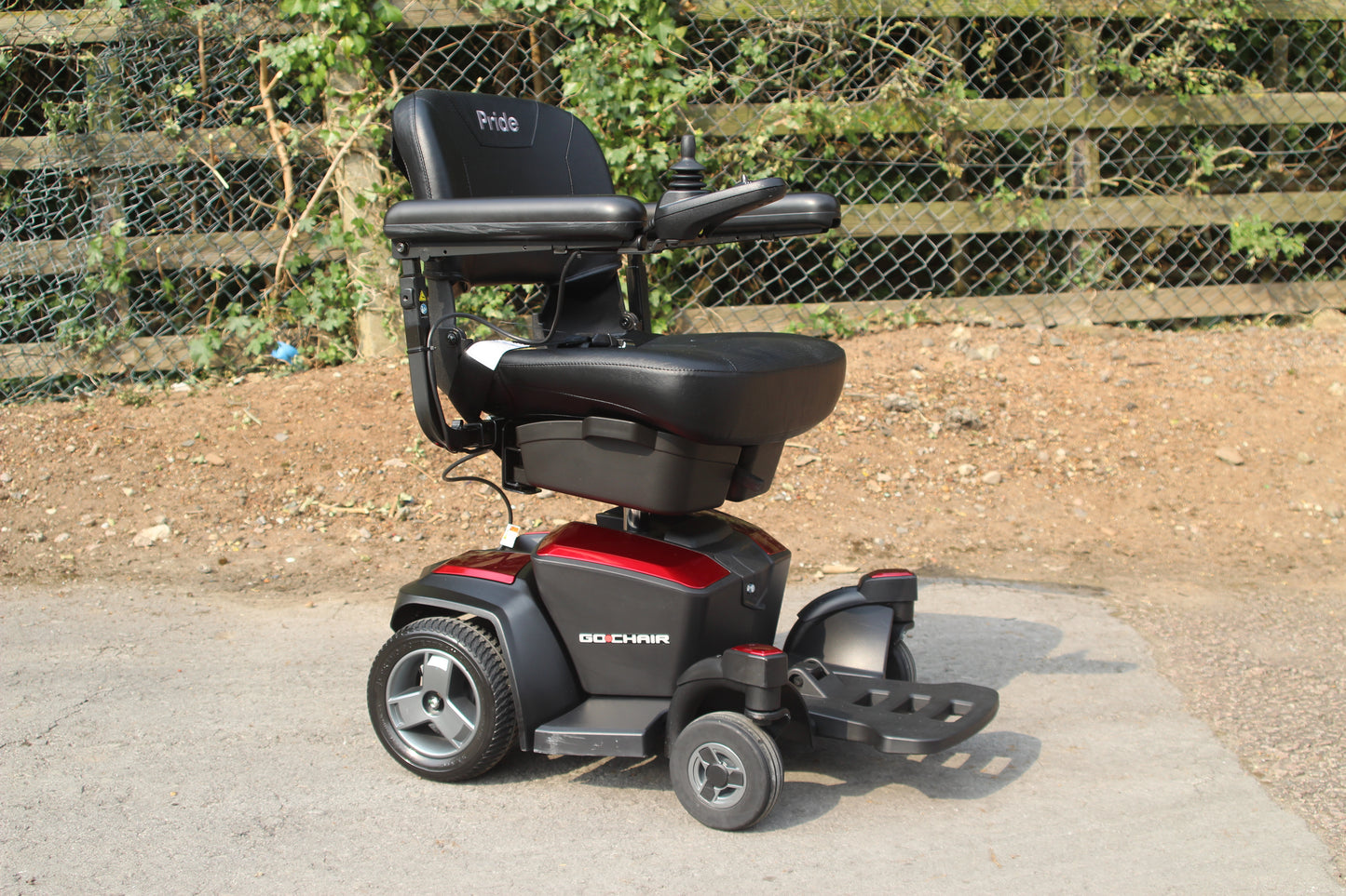 PRIDE GO CHAIR 4MPH USED SECOND HAND ELECTRIC TRANSPORTABLE MOBILITY POWERCHAIR WHEELCHAIR