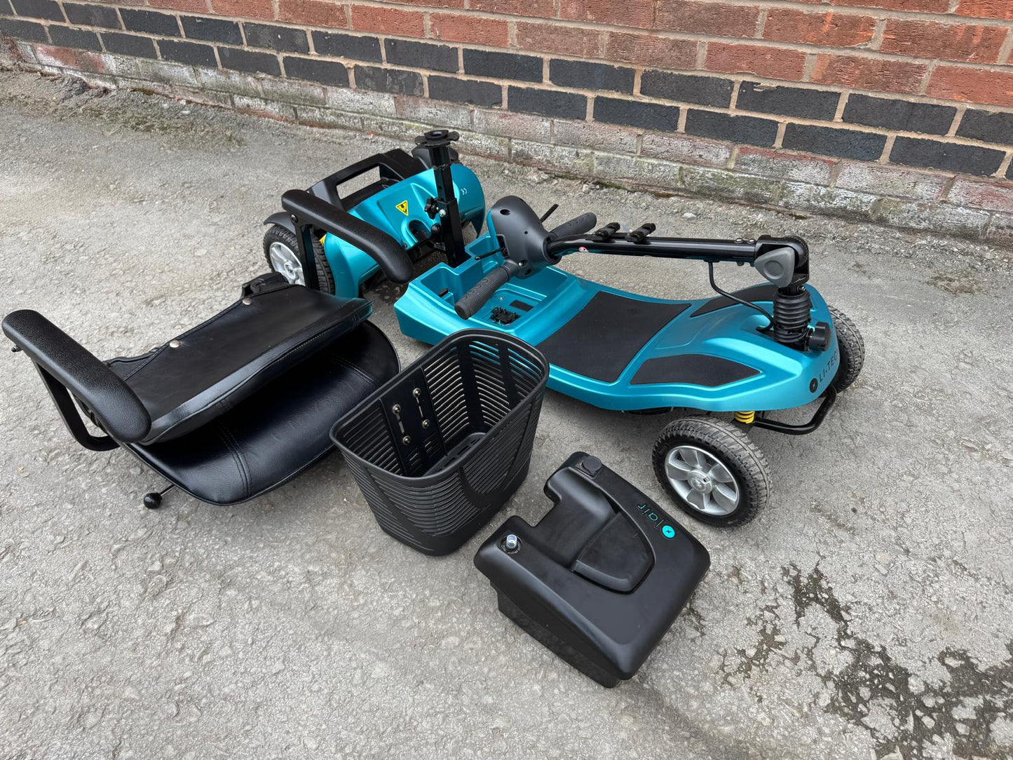 2024 LiTech Lightweight Air Portable Mobility Scooter Buggy Car Boot