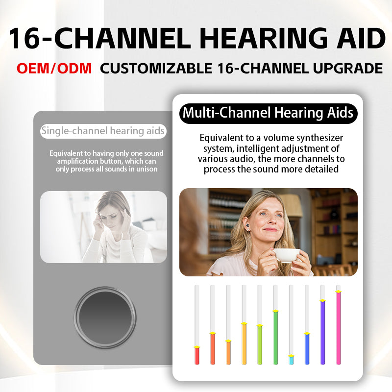 Invisible Rechargeable ITC ITE Hearing Aids Hidden Hearing Aids