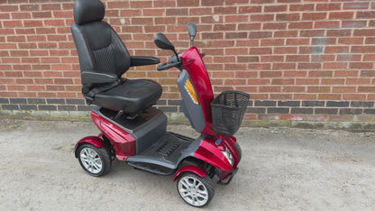 TGA Vita Midi 8Mph Mobility Scooter Red Road Legal Suspension