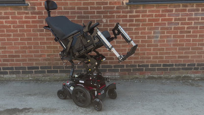 Quickie Q300M Mini Sedeo Pro Rising Tilt Electric Wheelchair Powerchair Electric Recline Legs