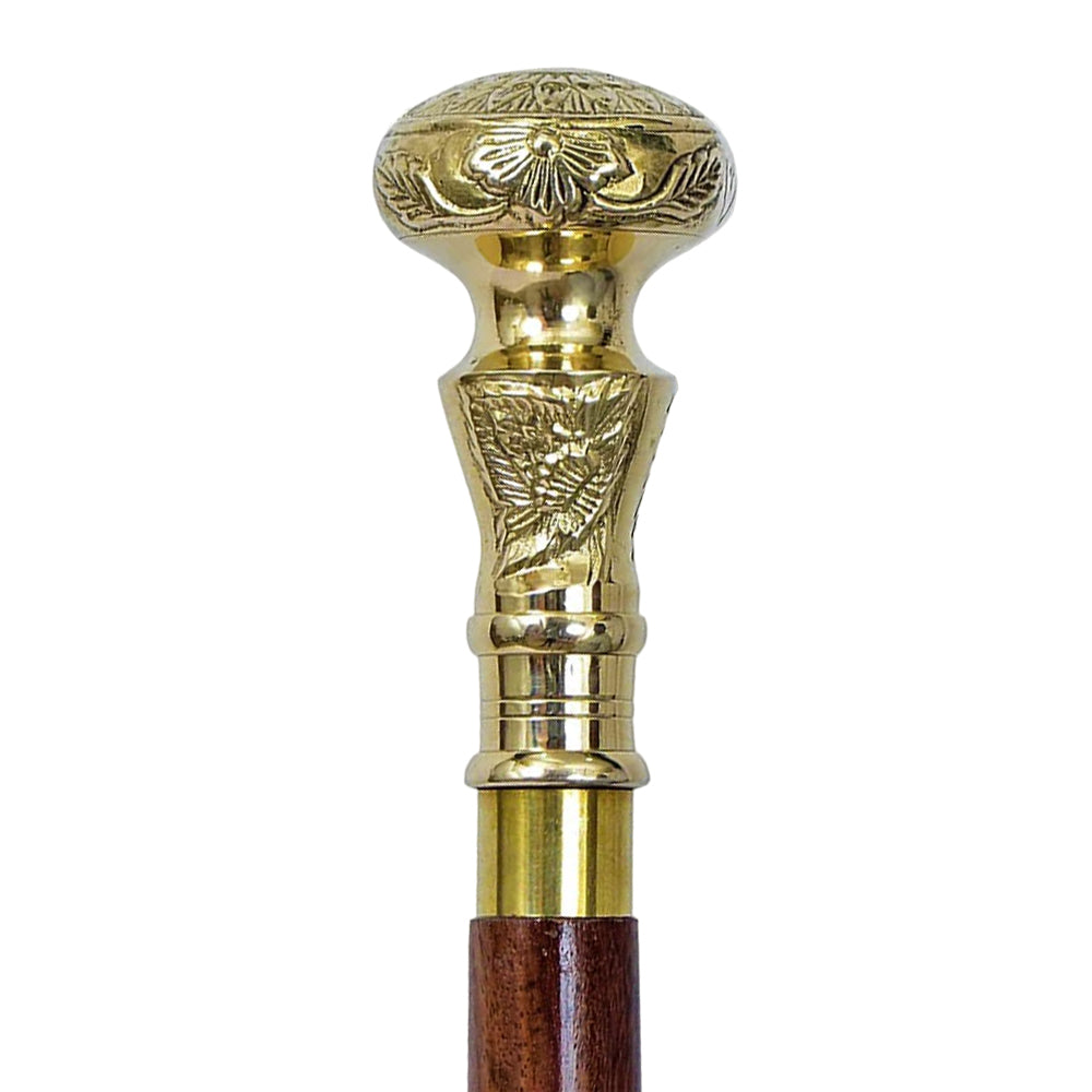 brass walking stick