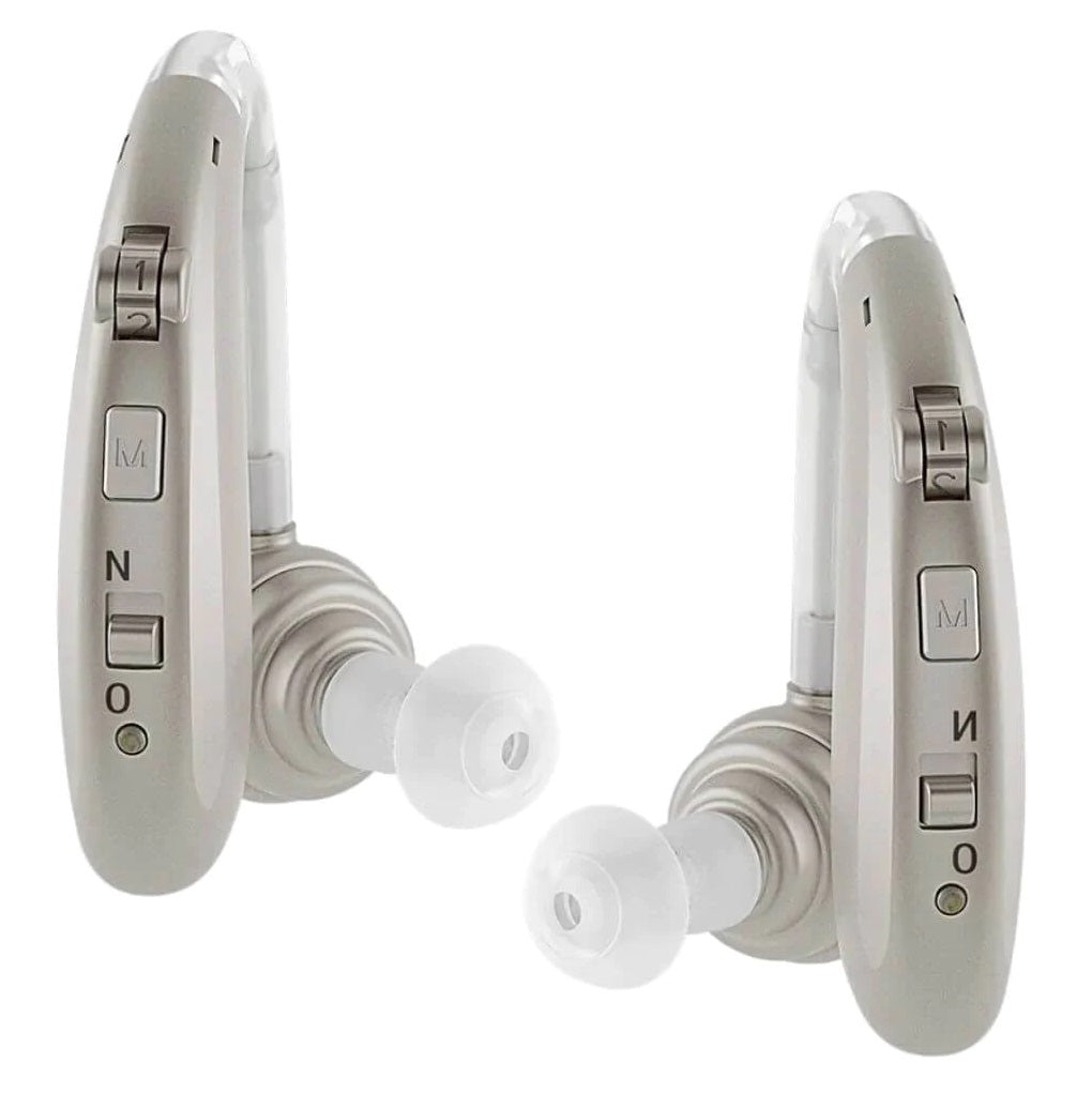 Rechargeable Hearing Aids Behind the Ear (BTE) Digital Bluetooth