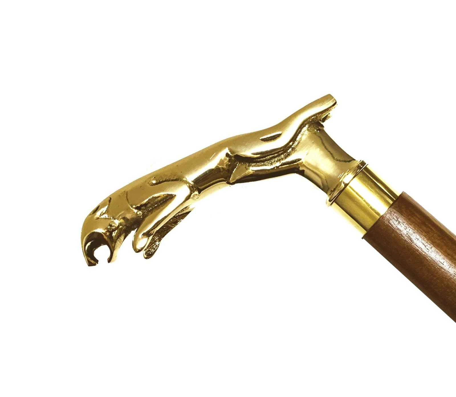 Gold jaguar cane